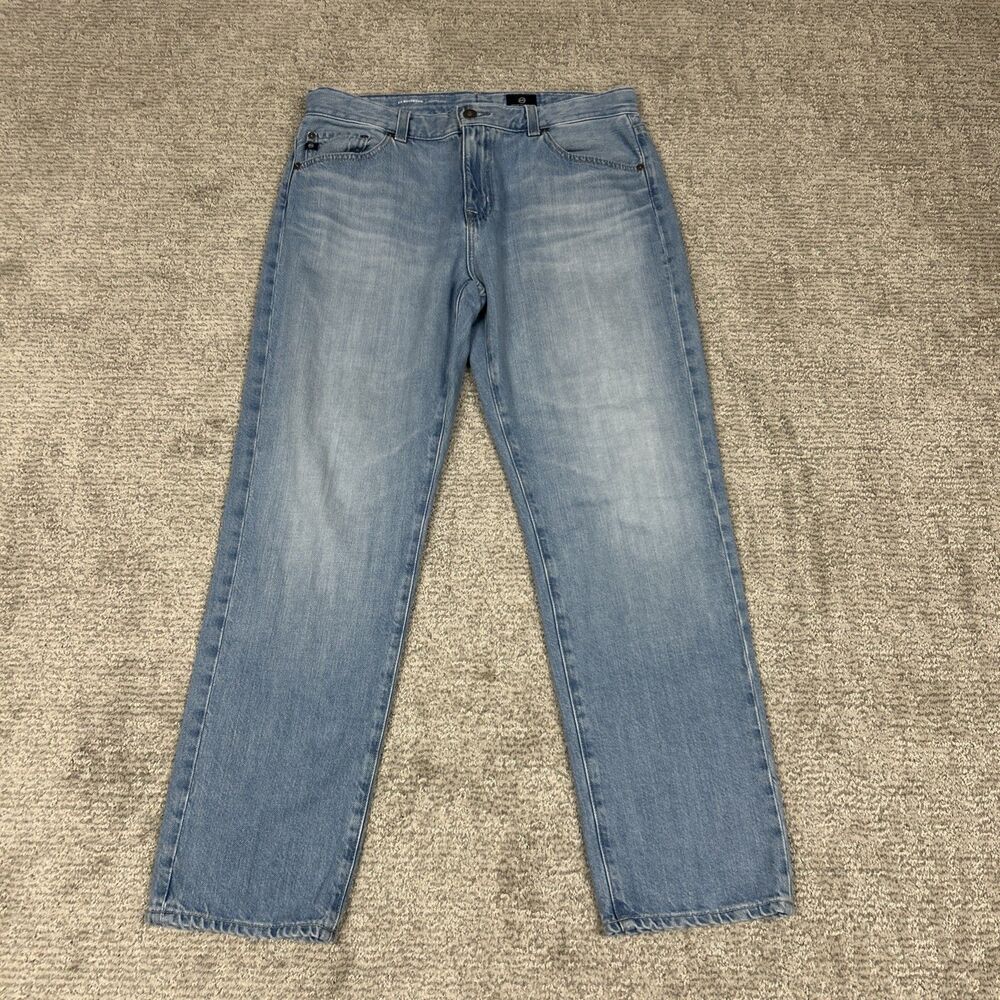 AG Adriano Goldschmied Light Blue Boyfriend Jeans